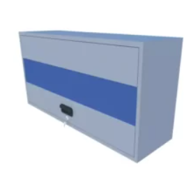 Gabinete con puerta para tapizar de 0.42 de alto x 0.75 de ancho x 0.32 de fondo