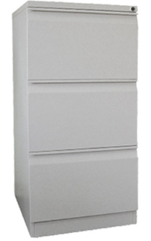 Archivador de 3 gavetas vertical de 0,97 de alto x 0,46 de ancho x 0,55 de fondo en